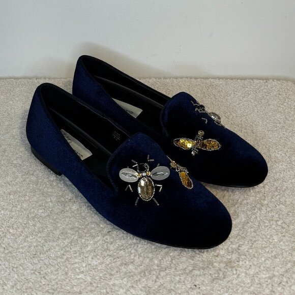 Vintage HavanaSue Velvet FlatsBlue